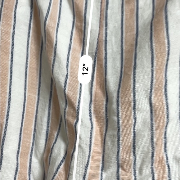 American Eagle striped crop wide leg palazzo pants - Picture 4 of 5